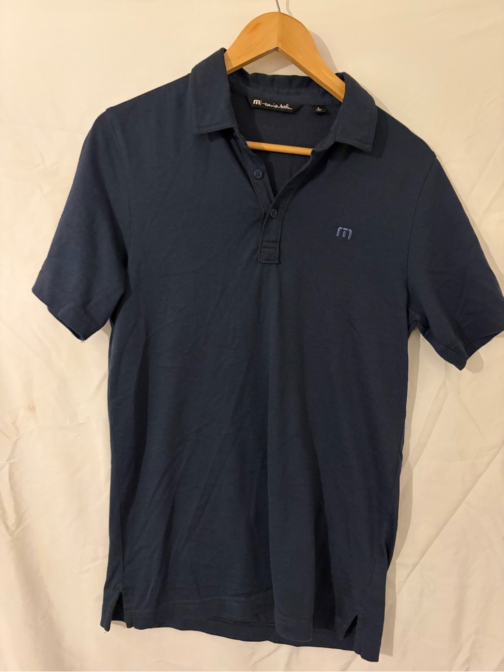 Travis Mathew Men's Navy Polo Shirt